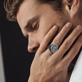 S925K Silver Our Lady of Guadalupe Ring - BGCOPPER