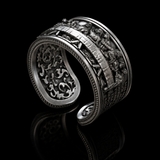 The Last Supper S925 Silver Adjustable Ring
