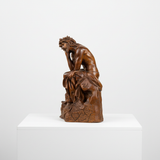 Boxwood "Crown of Thorns" Jesus Meditation Sculpture - Hand-carved Spiritual Art | A Concrete Reminder o - Christian gift presentation