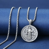 Saint Benedict Medallion Ward Off Evil Necklace - BGCOPPER