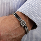 Archangel Michael Defend Us Bracelet - side view