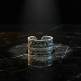 The Last Supper Silver Adjustable Ring
