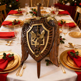 Archangel Michael Sword & Shield Wall Plaque - Divine Protection in Spiritual Warfare