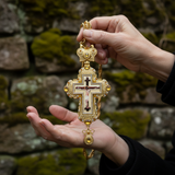 Orthodox Bishop’s Pectoral Cross: A Regal Symbol of Sacred Authority - side view