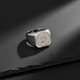 Seal of the Seven Archangels Stainless Steel Men's Trigger Finger Seal of Solomon