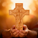 BGCOPPER Himmelfahrt Jesu Holzschnitzerei Kreuz-Die besten Geschenke für Ostern