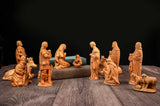 Jesus Manger Nativity Scene Wooden Statue Tabletop Ornament - Best Christmas Gifts - BGCOPPER