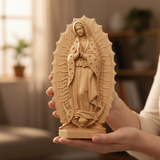Guatalupe Beech Wood Tabletop Ornament - design detail
