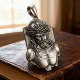 The Crown of Thorns Covenant - S925 Sterling Silver Christian Pendant, A Sacred Reminder of Sacrifice and Redemption