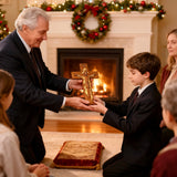 Bgcopper Holy Trinity Crucifix Wood Decor