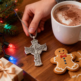 New titanium steel/S925K silver Archangel St. Michael necklace