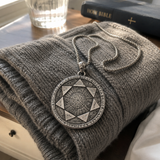 Seal of the Seven Angels Round Necklace Amulet