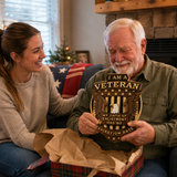 Ich bin ein Veteran Holz schnitzerei Wand dekoration-Bestes Geschenk zum Veteranen tag
