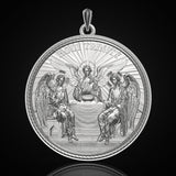 Holy Trinity S925k Silver Round Necklace - BGCOPPER