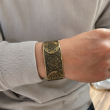 Handcrafted Metatron’s Cube Sacred Geometry Bracelet – S925 Sterling Silver / Copper
