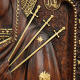 Our Lady of Sorrows Wooden Wall Decor - Our Lady of the Seven Arrows Softens the Heart of Evil - BGCOPPER