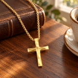 Carry Your Faith Close to Your Heart – Timeless Gold & Silver Cross Necklace, A Symbol of God's Love & Protection