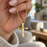 Carry Your Faith Close to Your Heart – Timeless Gold & Silver Cross Necklace, A Symbol of God's Love & Protection