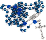 Virgin Mary alloy rosary beads — comes with a jewelry box - BGCOPPER