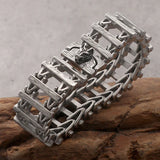 Dragon bone titanium steel creative skeleton dragon head wolf head stainless steel bracelet bracelet - BGCOPPER