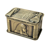 Zinc alloy Egyptian pharaoh embossed jewelry box - BGCOPPER