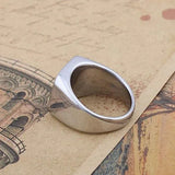 Seal of the Seven Archangels Stainless Steel Men's Trigger Finger Seal of Solomon - BGCOPPER