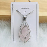 2023 Crystal Stone Holder Necklace - Free (Crystal) Gift Included - BGCOPPER