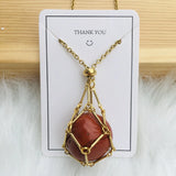2023 Crystal Stone Holder Necklace - Free (Crystal) Gift Included - BGCOPPER
