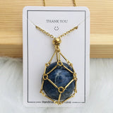 2023 Crystal Stone Holder Necklace - Free (Crystal) Gift Included - BGCOPPER