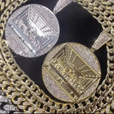 The Last Supper 18-inch Cuban Pendant Necklace - BGCOPPER