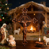 Dual Divine Cross: Christ’s Redemption & St. Benedict’s Protection