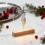 Jesus Crucifixion Glass Lamp: Turning Faith into a Tangible Daily Sacred Object