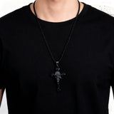 Golden St. Benedict Exorcism Cross - Blessings to you and your family