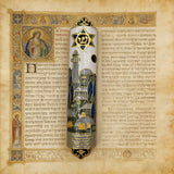 Hand-Painted Enamel Mezuzah: The Dual Essence of Faith & Craftsmanship
