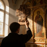 Good Shepherd Wooden Cross: A Religious Gift of Endless Care & Guidance