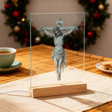 Jesus Crucifixion Glass Lamp: Turning Faith into a Tangible Daily Sacred Object