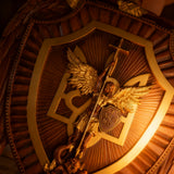 Archangel Michael Sword & Shield Wall Plaque - Divine Protection in Spiritual Warfare