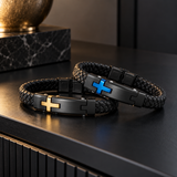 Walk by Faith – Men’s Braided Christian Cross Bracelet | A Meaningful Gift of Faith