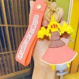 Cartoon Jesus Our Lady Silicone Keychain Backpack Small Pendant Gift - BGCOPPER