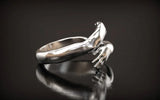 S925K Silver Embrace Gesture Ring - BGCOPPER