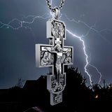 S925K Silver Orthodox Crucifixion Necklace - BGCOPPER