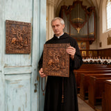 St. George the Victorious Hand-Carved Wood Icon – A Symbol of Courage & Faith