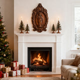 St. Jude Wooden Religious Icon Wall Artwork - Patron Saint of Despair in Troubled Times