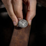 St. Michael Archangel Holy Sword Gabriel Angel S925K Silver Ring - BGCOPPER