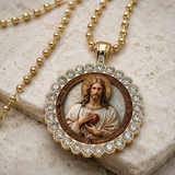Sacred Heart of Jesus Pendant Necklace