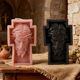 Jesus Crucifix Scented Candle: A Sacred Glow of Sacrifice & Devotion