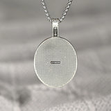 Pure Tin ST CHRISTOPHER CHRISTIAN necklace/The patron saint of athletes, sailors, ferrymen and travelers - BGCOPPER