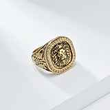 Men's Lion Stamp Ring - BGCOPPER