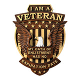 I Am a Veteran Wood Carving wall decoration - Best Veterans Day Gift - BGCOPPER