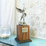 The size is only 153mm. Archangel Michael Statue: A Resin Symbol of Divine Protection & Spiritual Strength